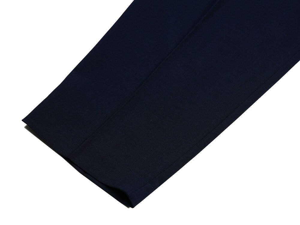 Basic Overfit Men's Suit Pants in Navy Color / Dress Pleat Semi-Balloon Fit Tailored Trousers