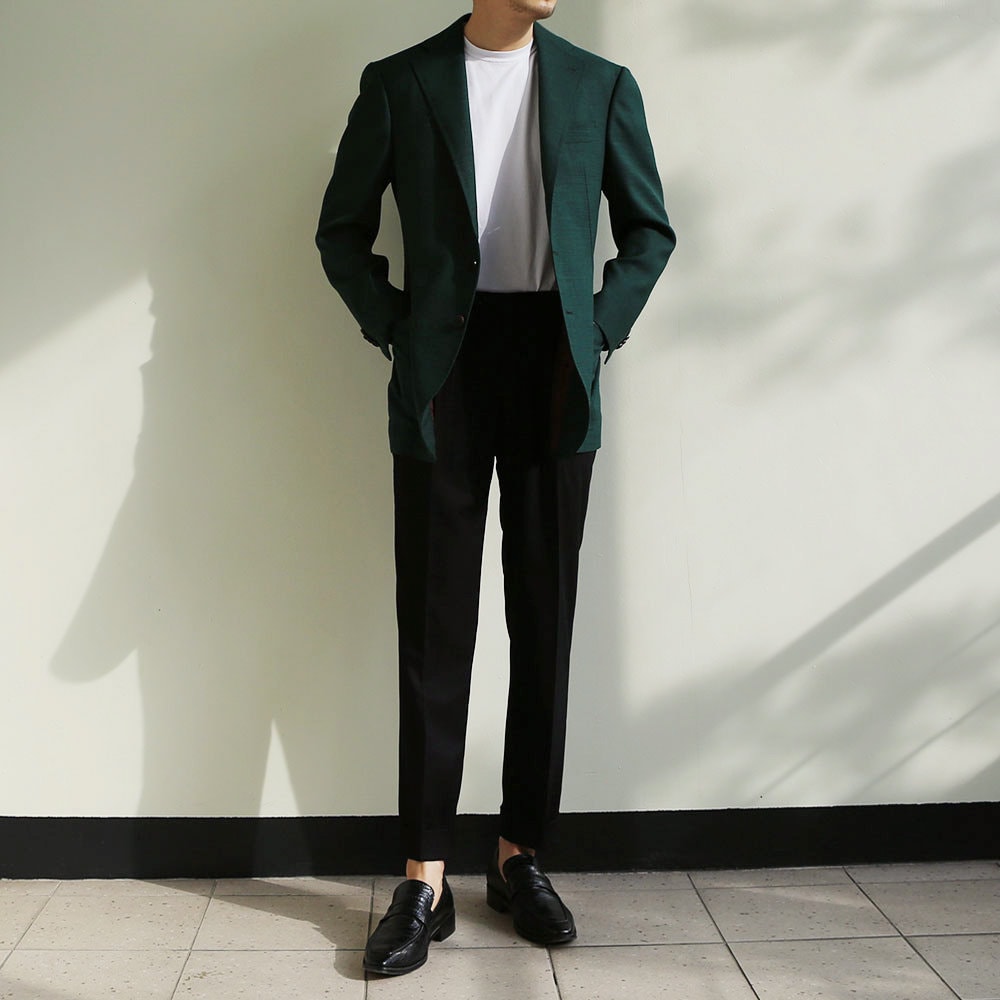 Basic Men's Suit Pants in Black Color / Dress Trousers