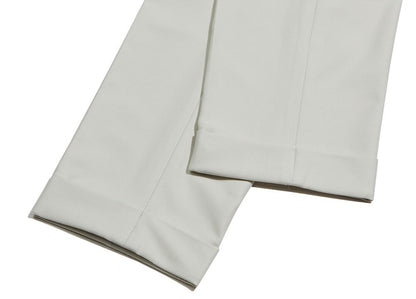 Basic Men's Suit Pants in Ivory Color / Dress Trousers