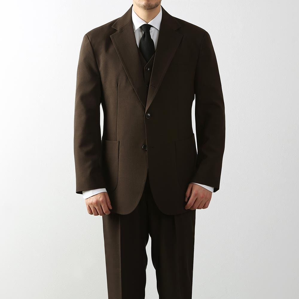 Classic Fit Men's Basic Single Suit Jacket in Brown Color / Single Breasted Jacket