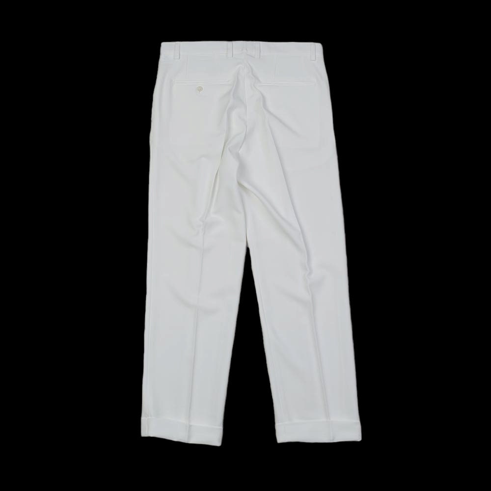 Classic Fit Men's Basic Suit Pants in Ivory Color / Dress Pleat Trousers