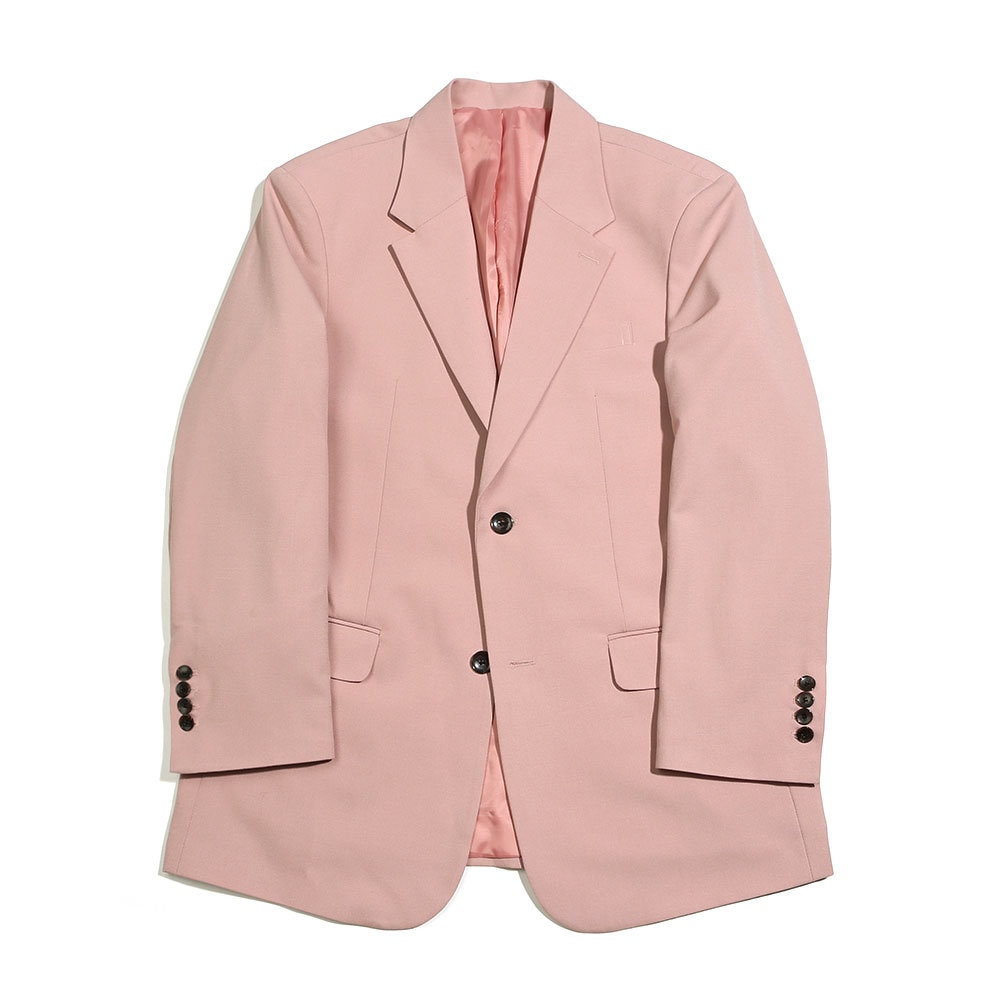 Basic Overfit Men's Single Suit Jacket in Light Pink Color / Single Breasted Jacket