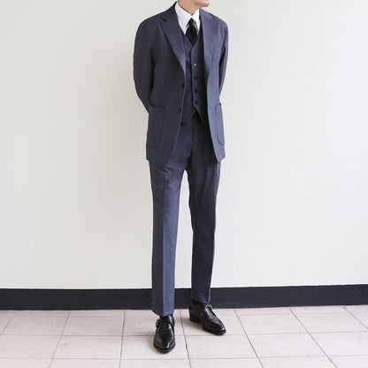 Basic Men's Suit Pants in Gray Color / Dress Trousers