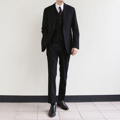 Basic Men's Suit Pants in Black Color / Dress Trousers