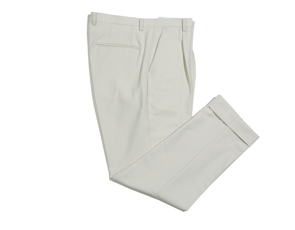 Basic Men's Suit Pants in Ivory Color / Dress Trousers