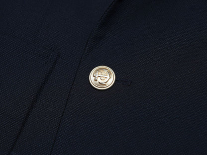 Basic Men's Gold Button Double Breasted Suit Jacket in Navy Color / Double Breasted Blazer Jacket