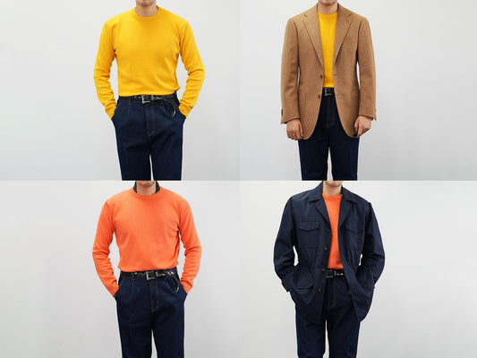 Classic Men's Warm Crew Neck Long Sleeve Knit Top / Korean Style Men Clothes / Office Look Top / Everyday Basic Soft Knit Top