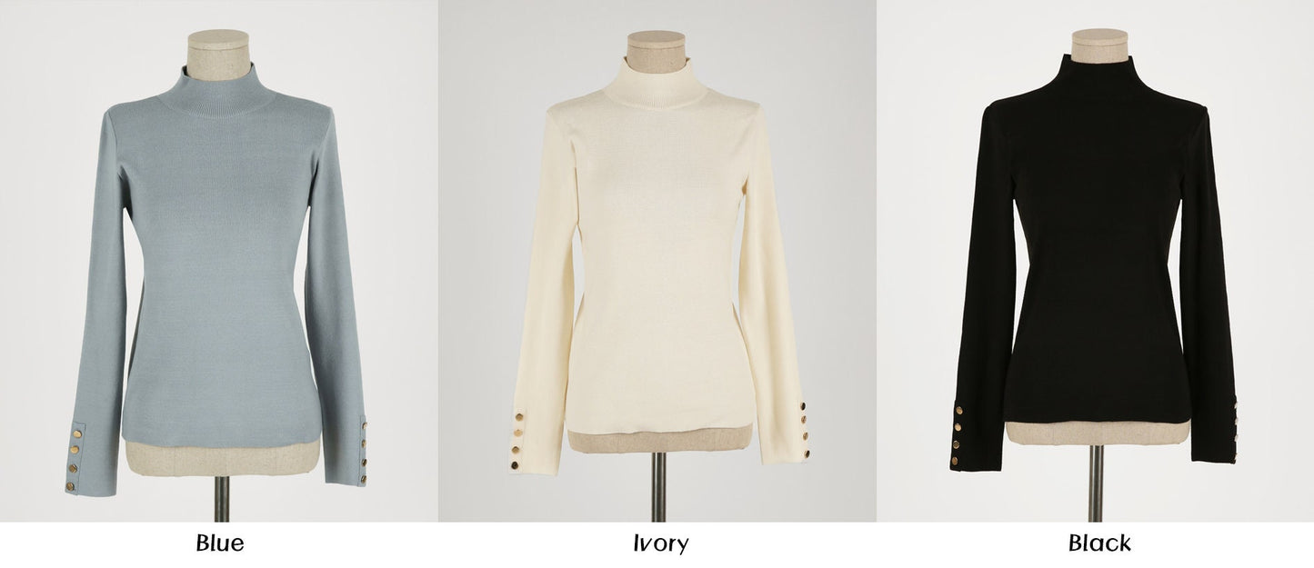 Long Sleeve Knit Top / Korean Style Women Clothes / Office Look Top / Everyday Basic Soft Knit Top