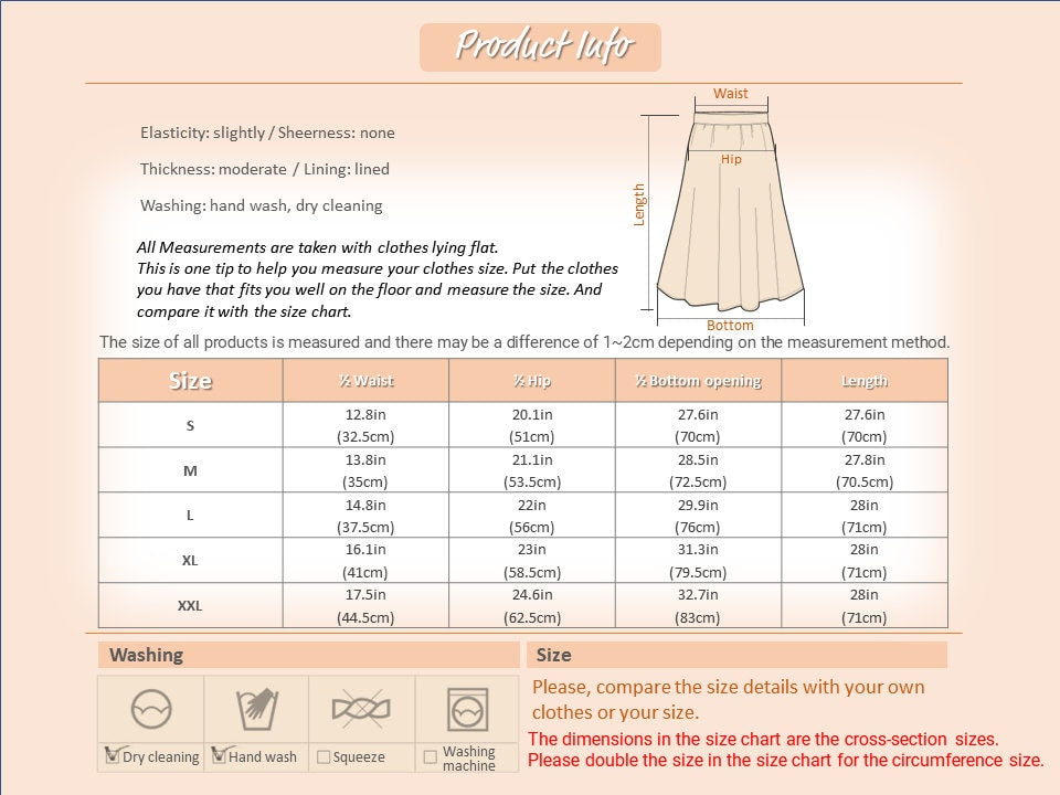 Elegant Feminin Flare Skirt / Korean Style Party Dress Skirt / Spring Fall Daily Dressy Midi Skirt / Clasic Simple Flare Skirt