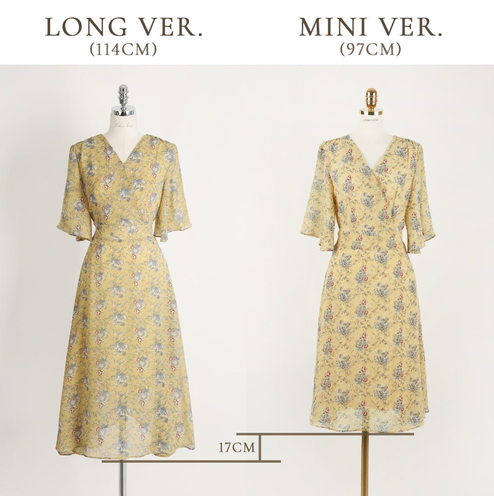 Floral Pattern Spring Summer Mini Dress / Korean Style Women Midi Dress / Short Sleeve Dress / Feminin Elegant Dress