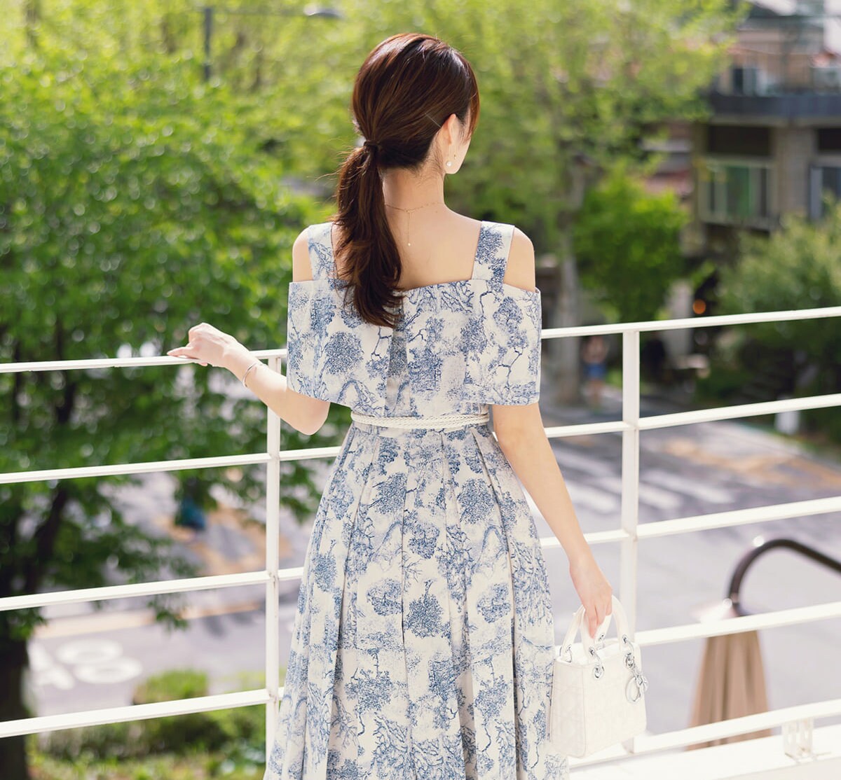 Elegant Feminin Summer Dress with Belt / Korean Style Midi Dress / Luxury Clasic Sleeveless Cape Design Dress for Women