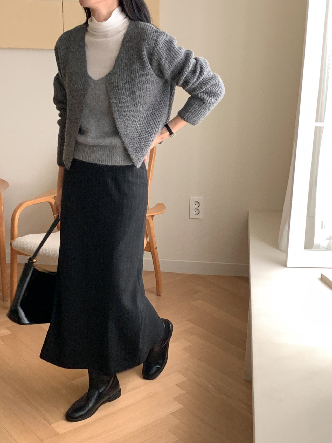 Alpaca Blend Cardigan for Everyday Wear